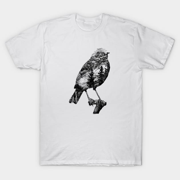 Bird T-Shirt by GGNNVR